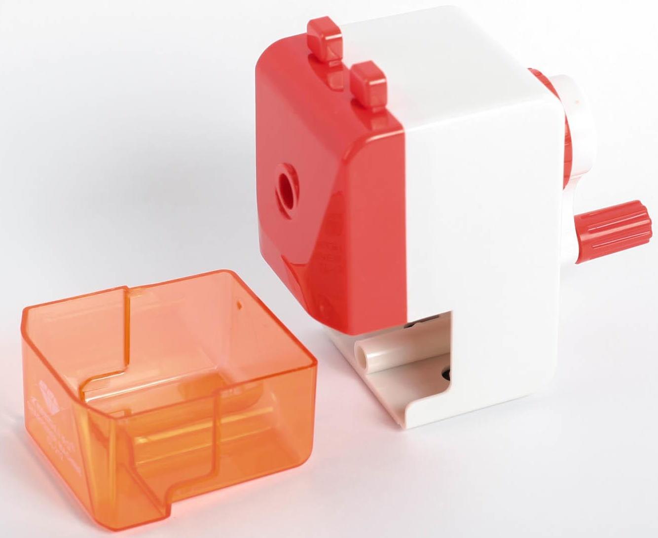 Точилка механическая с контейнером 