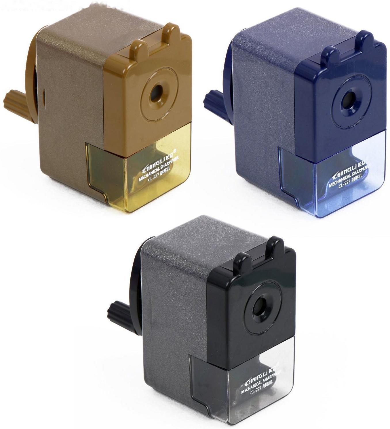 Точилка механическая с контейнером 