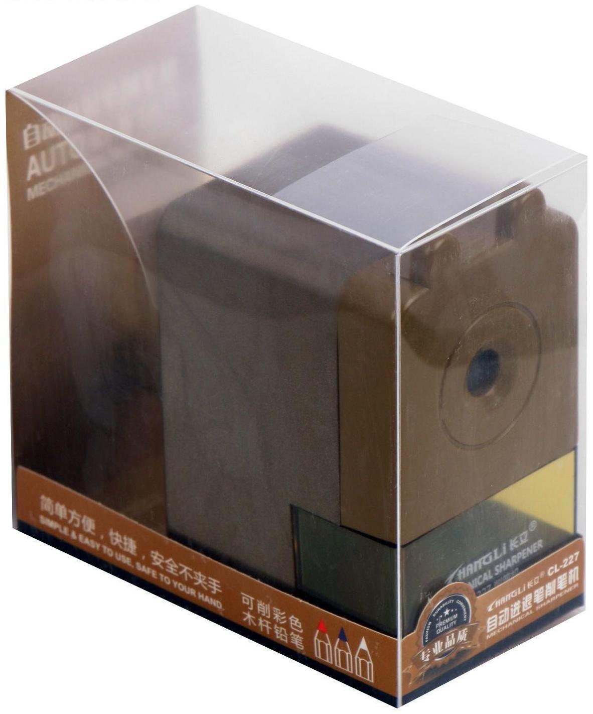 Точилка механическая с контейнером 