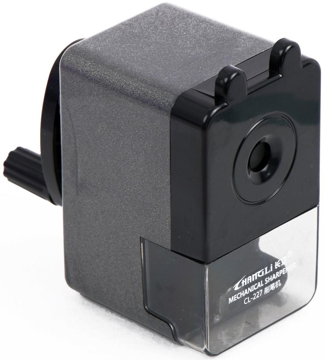 Точилка механическая с контейнером 