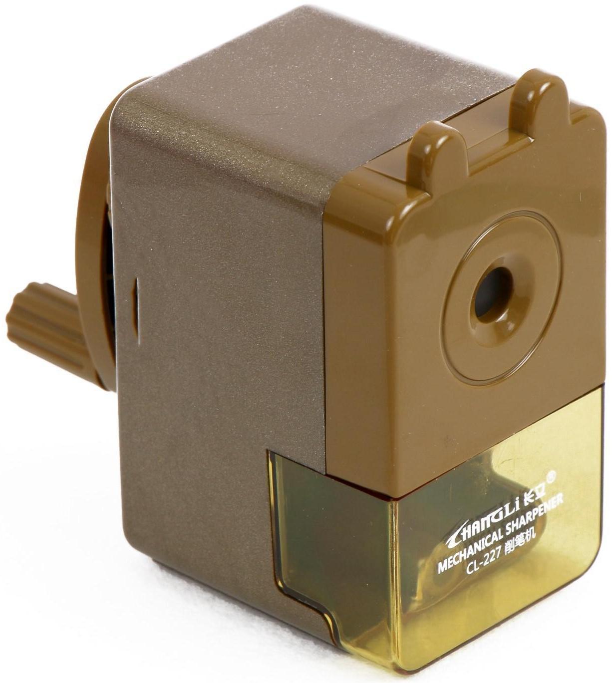 Точилка механическая с контейнером 