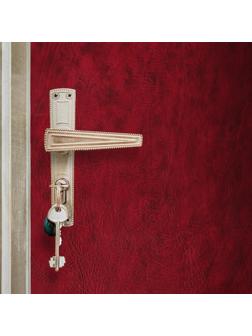 Комплект для обивки дверей 110 × 205 см: иск.кожа, ватин 5 мм, гвозди, струна, бордовый, «Ватин»