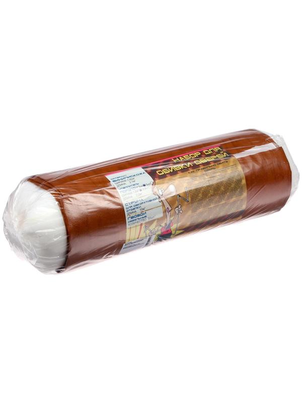 Комплект для обивки дверей 110 × 205 см: иск.кожа, поролон 3 мм, гвозди, коричневый, «Эконом»