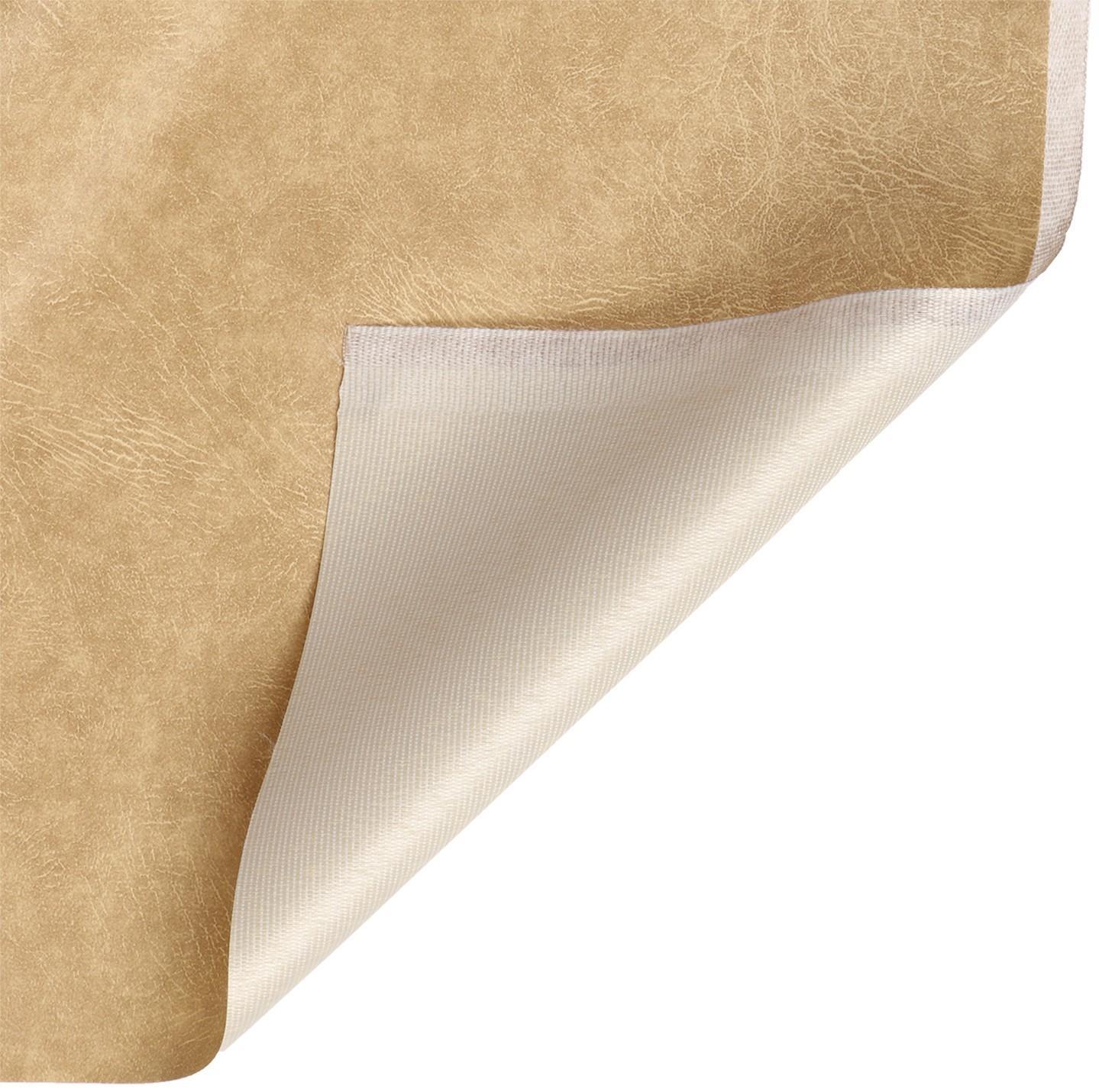 Комплект для обивки дверей 110 × 205 см: иск.кожа, поролон 5 мм, гвозди, струна, светло-бежевый, «Рулон»