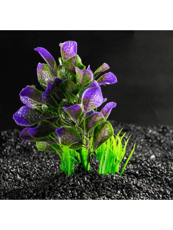 Растение искусственное аквариумное, 14 х 12 х 17 см