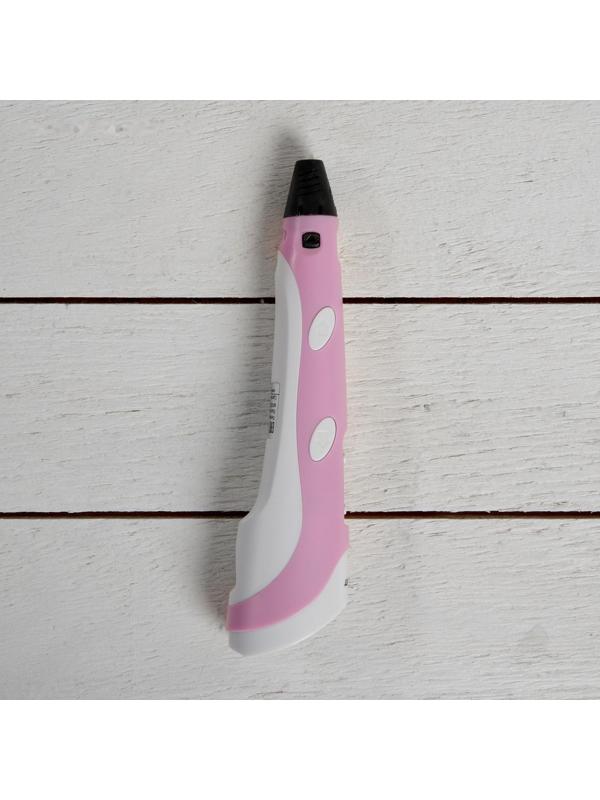 3D ручка 3Dali Plus (KIT FB0021Pk), ABS и PLA, розовая (+ трафарет и пластик)