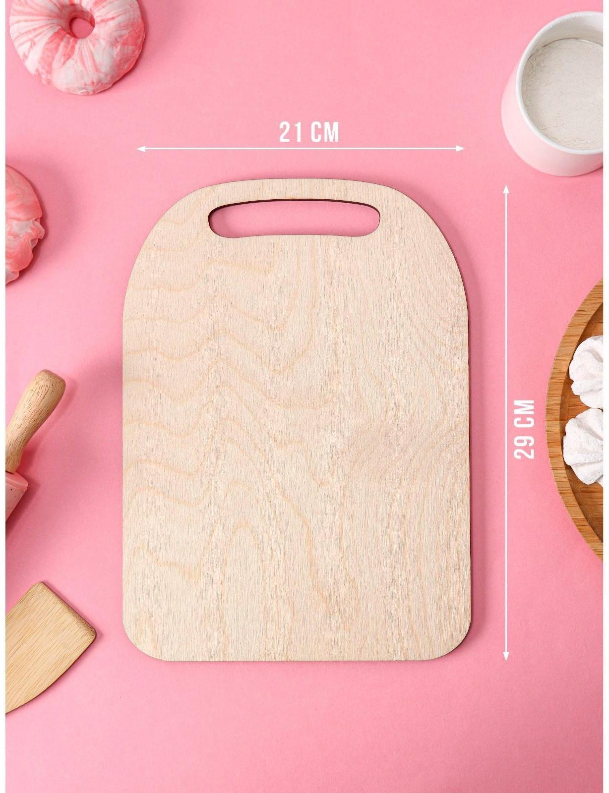 Доска разделочная деревянная «Таблица калорий», 29×21 см