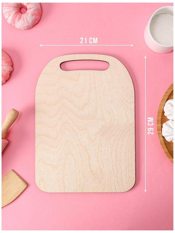 Доска разделочная деревянная «Таблица калорий», 29×21 см