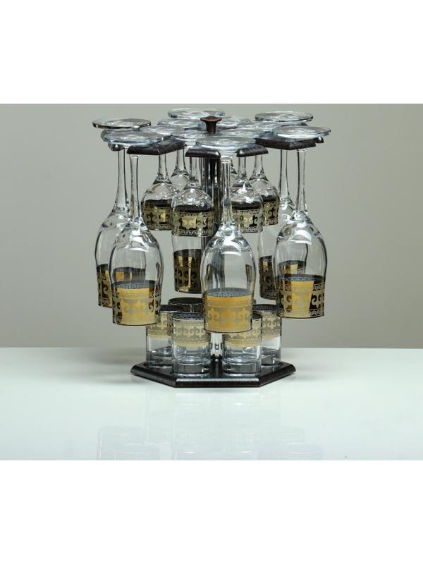 Мини-бар 18 предметов шампанское Карусель Византия, темный 200/55/50 мл