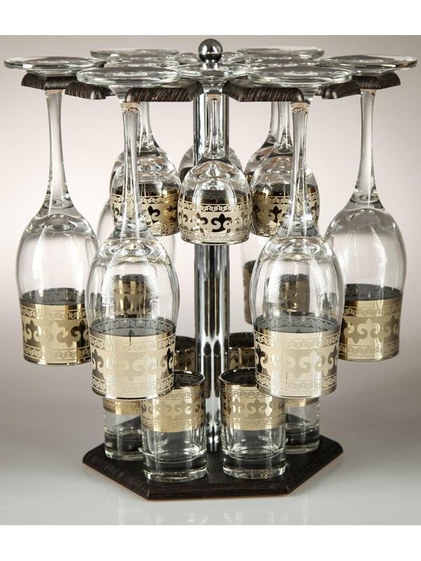 Мини-бар 18 предметов шампанское Карусель Византия, темный 200/55/50 мл