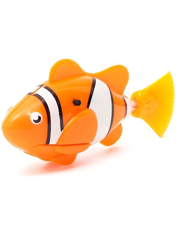 Аквариумная рыбка «Клоун», плавает в воде, работает от батареек