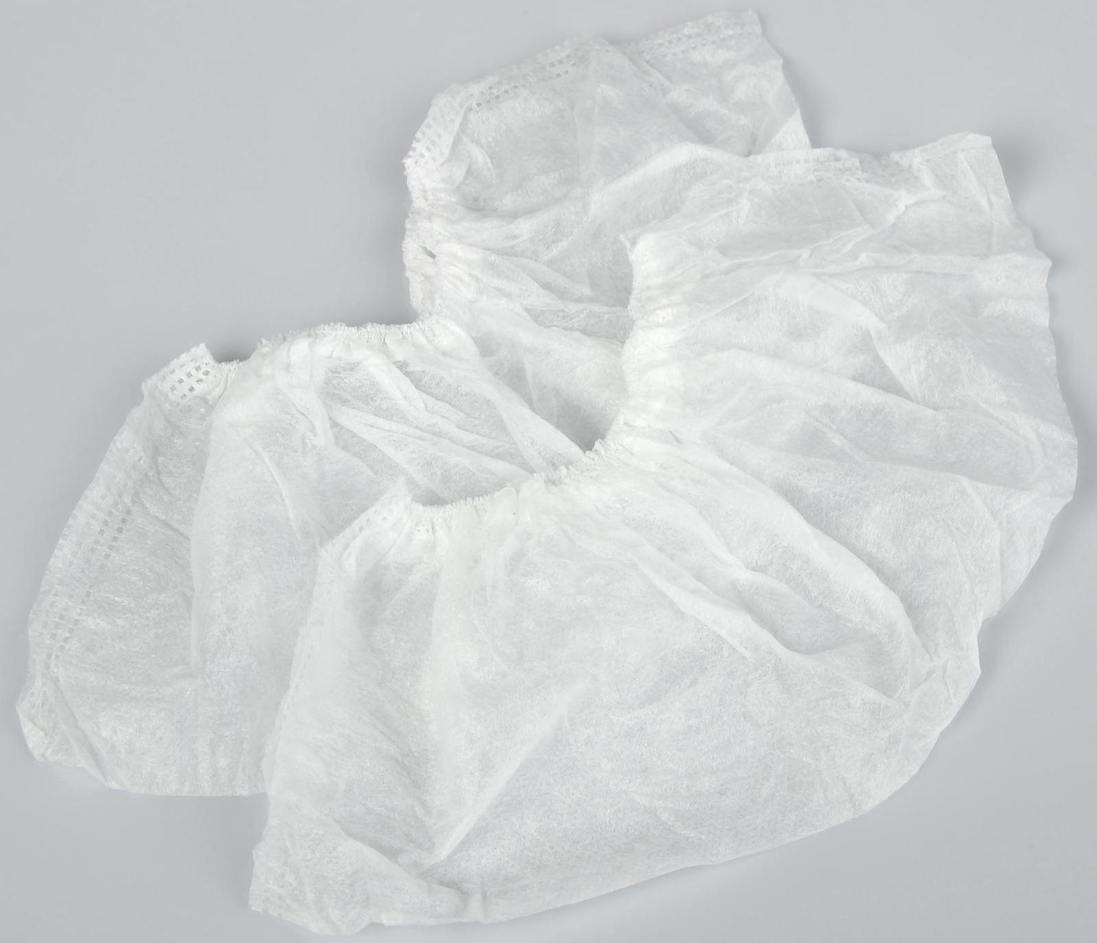 Бахилы мед одноразовые (носки) из нетканого материала в индивидуальной упаковке, размер 43-45 287704