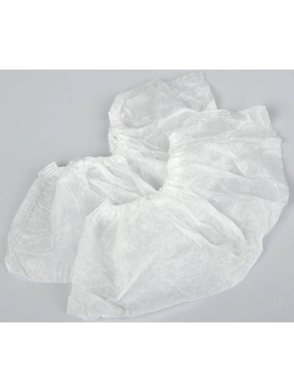 Бахилы мед одноразовые (носки) из нетканого материала в индивидуальной упаковке, размер 43-45 287704