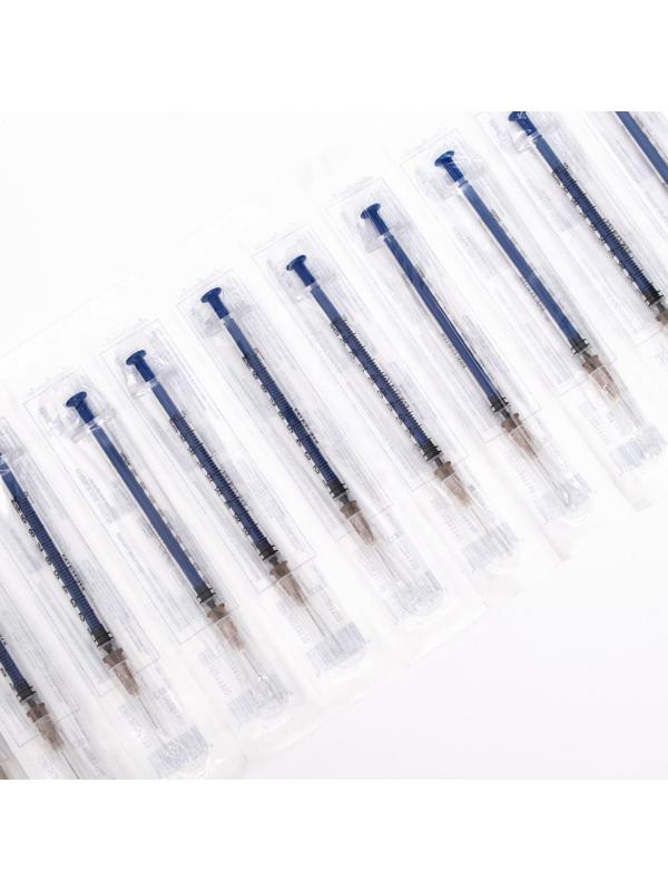 Шприц инсулиновый 1 мл с иглой 0,45*12 мм (26G*1/2 ) без латекса