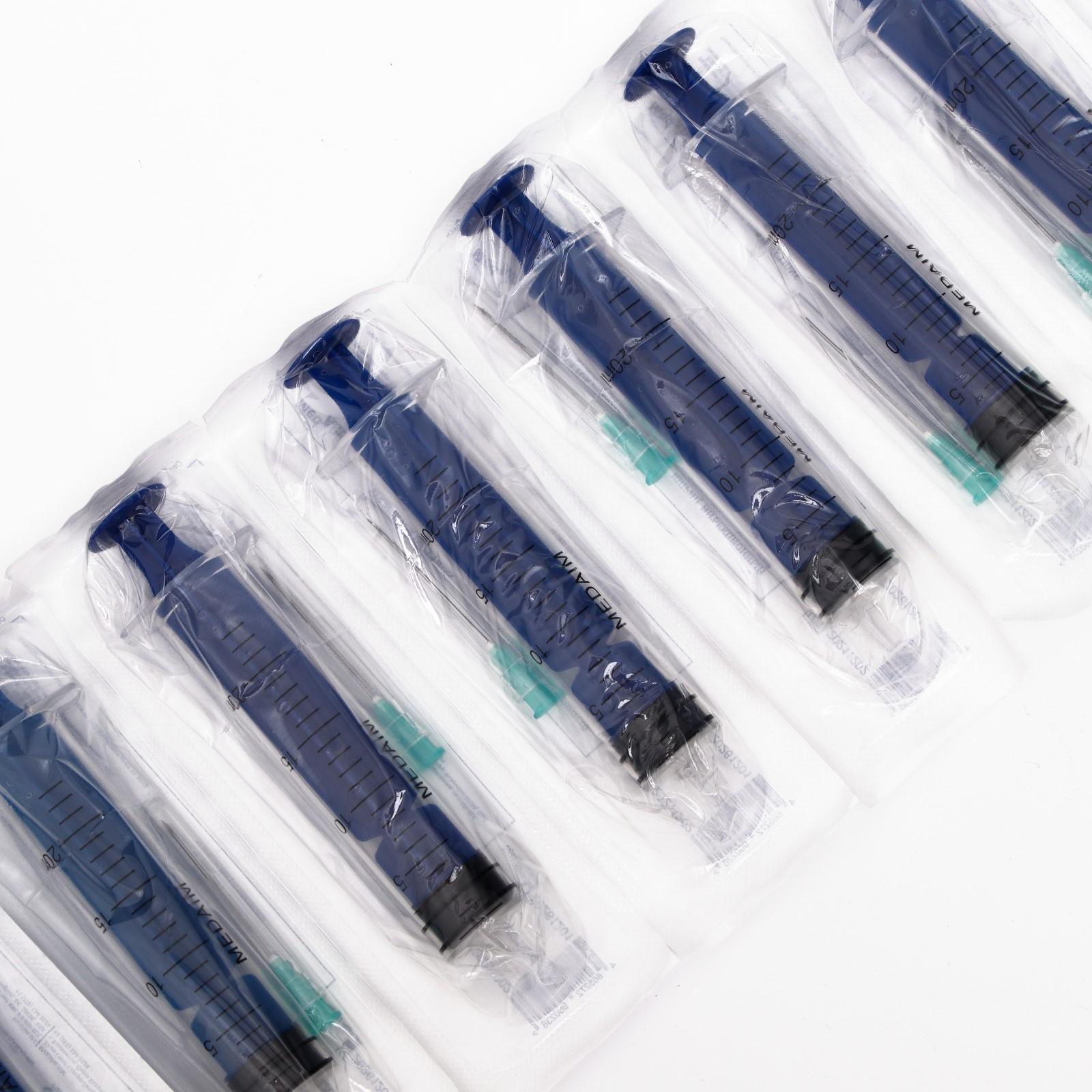 Шприц инъекц. 20 мл 3-х комп. с иглой 0,8*40 мм (21G*1 1/2