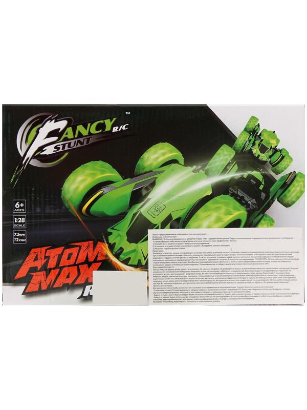 Машина-перевёртыш радиоуправляемая «Трюкач», масштаб 1:28, с аккумулятором, цвет зелёный