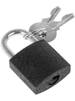 Замок навесной, тип 10, 25х42 мм, 2 ключа