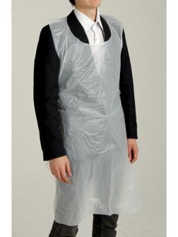 Фартук ПЭ защитный, белый, 10 мкм., размер 74*120