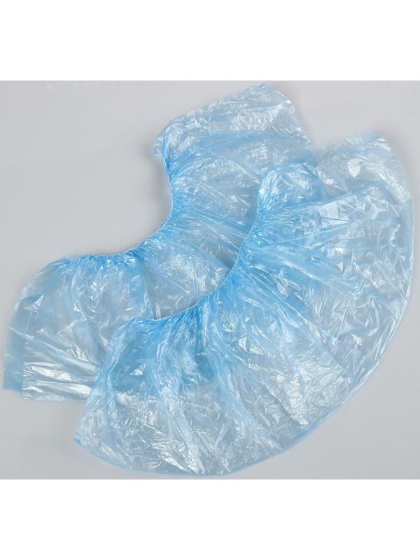 Бахилы медицинские, стандарт, 25 пар, прочные, 400 x 120 мм., 14 мкм., 1,5 г