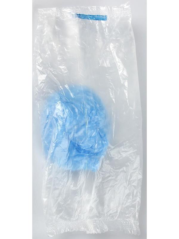 Бахилы медицинские синие, 100 пар в упаковке, 400 x 150 мм., 18 мкм., 2,6 г