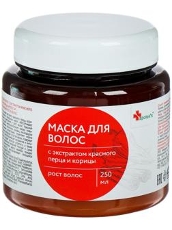 Маска для волос Apotek`s репейная, с экстрактом красного перца и корицы, 250 мл 2875396