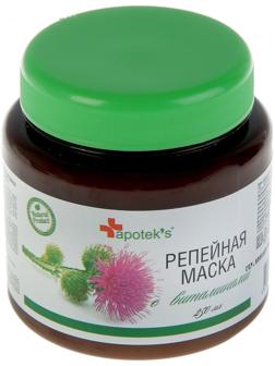 Маска для волос Apotek`s репейная, с витаминами, 250 мл