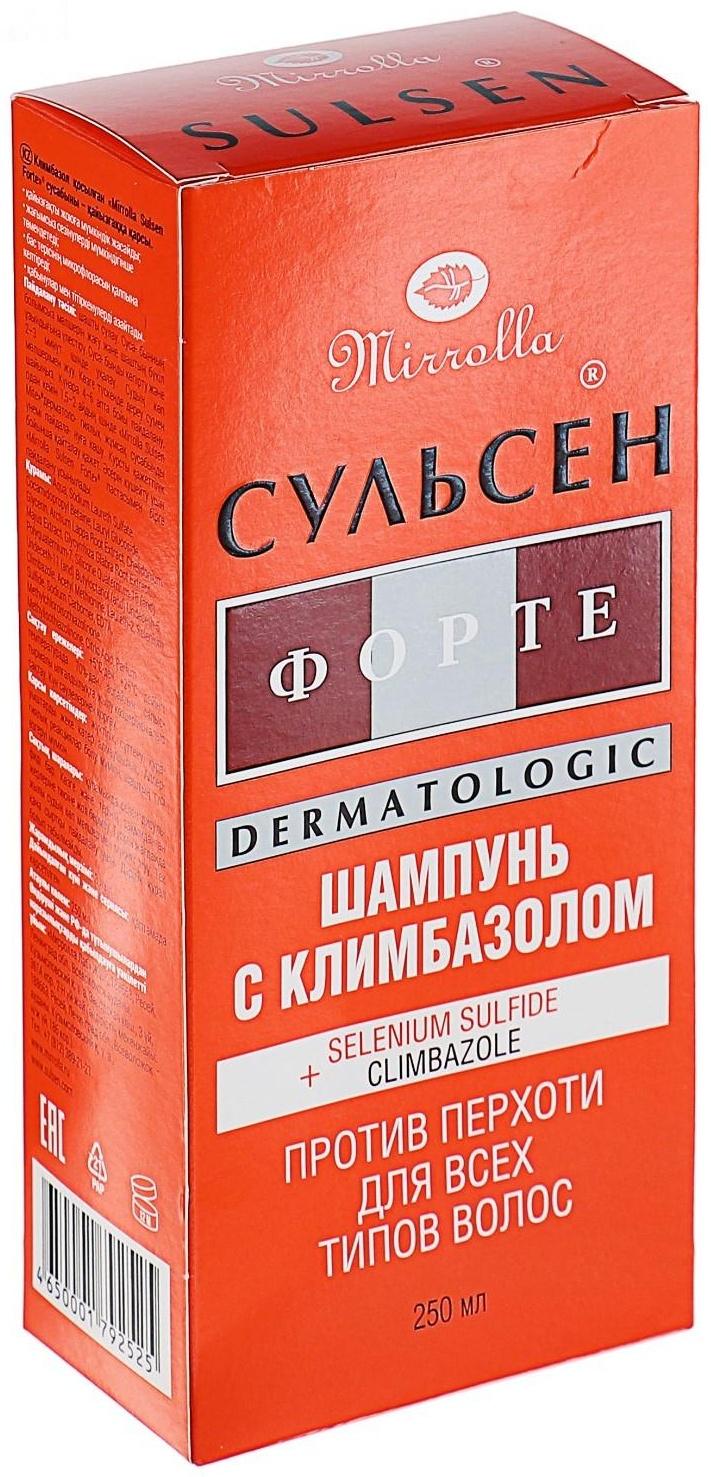 Шампунь Mirrolla «Сульсен Форте» 2% с климбазолом, 250 мл