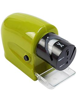 Ножеточка Luazon LTE-02, электрическая, для ножей/ножниц/отвёрток, 4хАА (не в ком.), зелёная