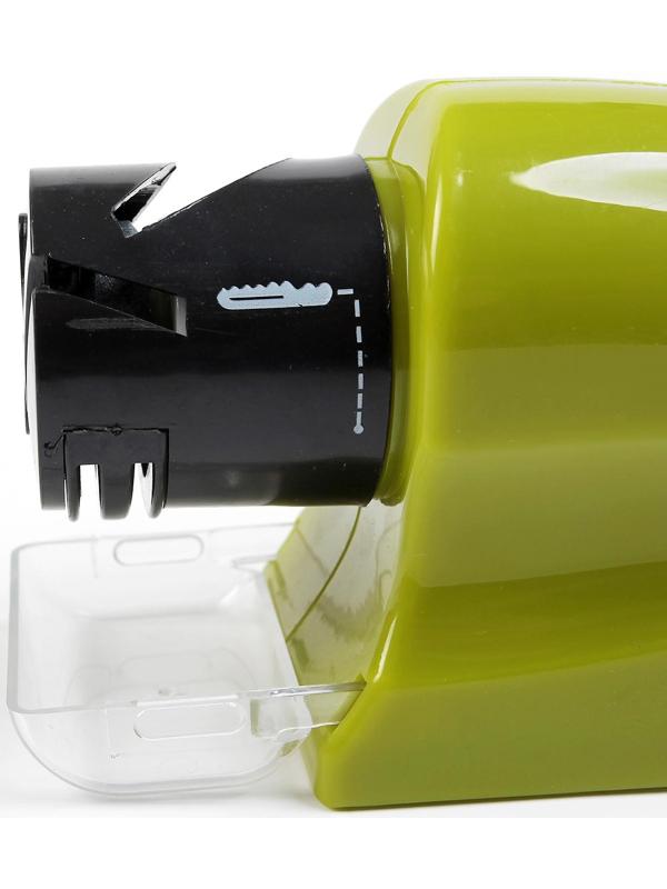 Ножеточка Luazon LTE-02, электрическая, для ножей/ножниц/отвёрток, 4хАА (не в ком.), зелёная