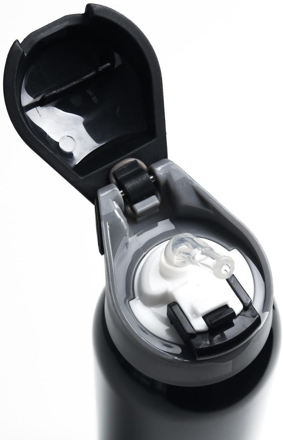 Термос, серия: Спорт, с поильником, 500 мл, 5.5 х 23 см, черный