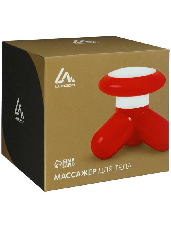 Массажёр для тела Luazon LEM-18, электромехан., от USB и батареек 3*ААА (не в компл.), МИКС