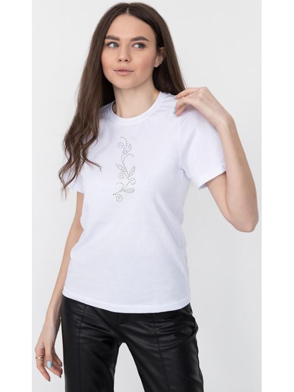 Термоаппликация из страз «Узор», 15 × 5,7 см, 8 шт на листе, цвет белый