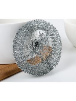 Губка для мытья посуды Доляна, металлическая, 12 г