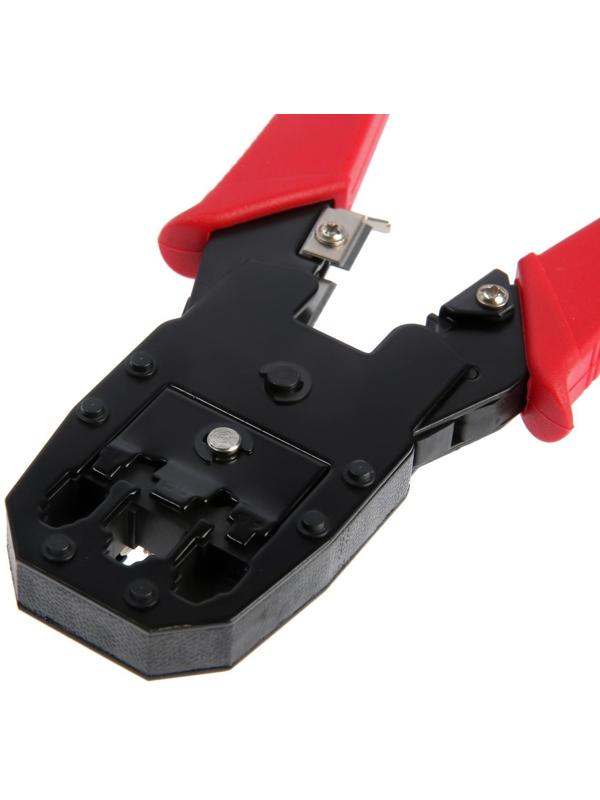 Кримпер ЛОМ, 200 мм, для обжима компьютерных RJ-45 и телефонных RJ-11/12 клемм