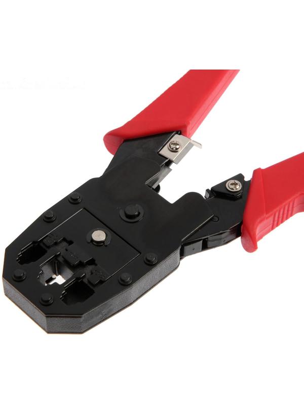 Кримпер ЛОМ, 200 мм, для обжима компьютерных RJ-45 и телефонных RJ-11/12 клемм