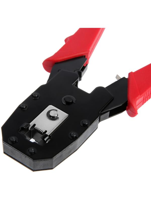 Кримпер ЛОМ, 200 мм, для обжима компьютерных RJ-45 и телефонных RJ-11/12 клемм