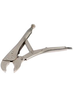 Зажим ручной ТУНДРА, полукруглый захват, с фиксатором, 250 мм