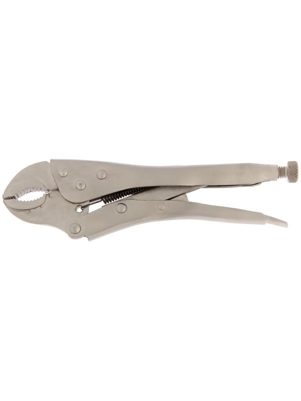 Зажим ручной ТУНДРА, полукруглый захват, с фиксатором, 250 мм