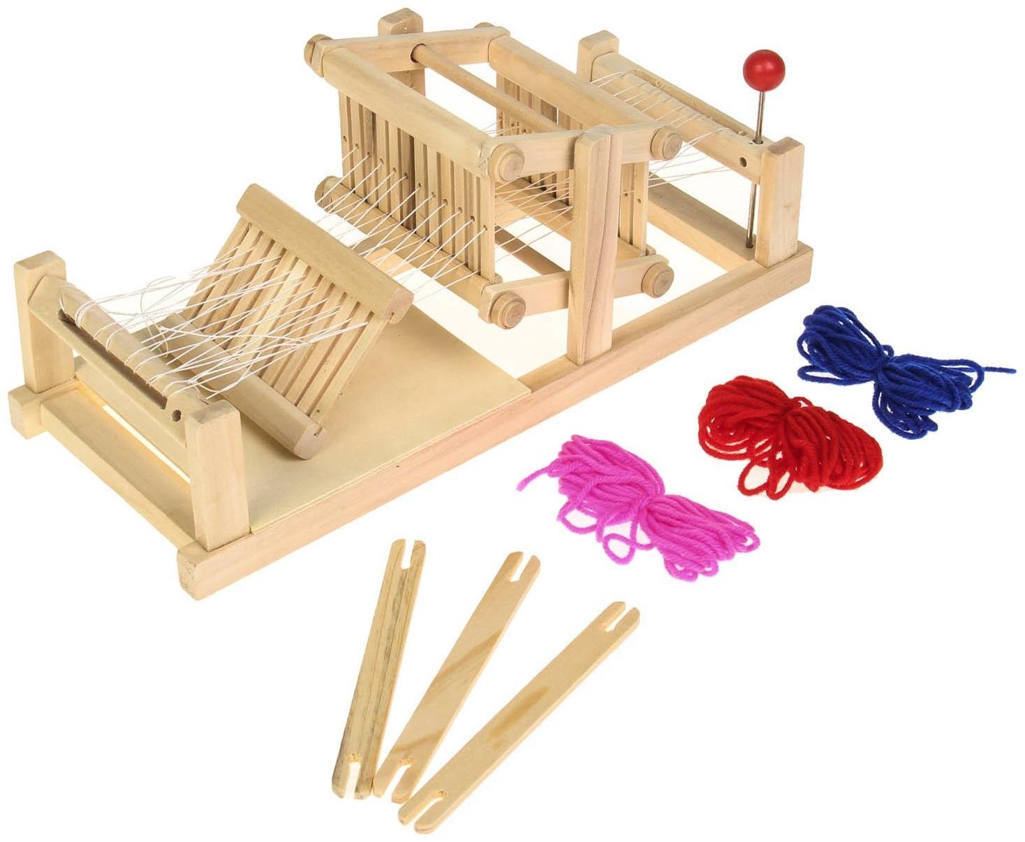Ткацкий станок «Народные промыслы», нитки в наборе