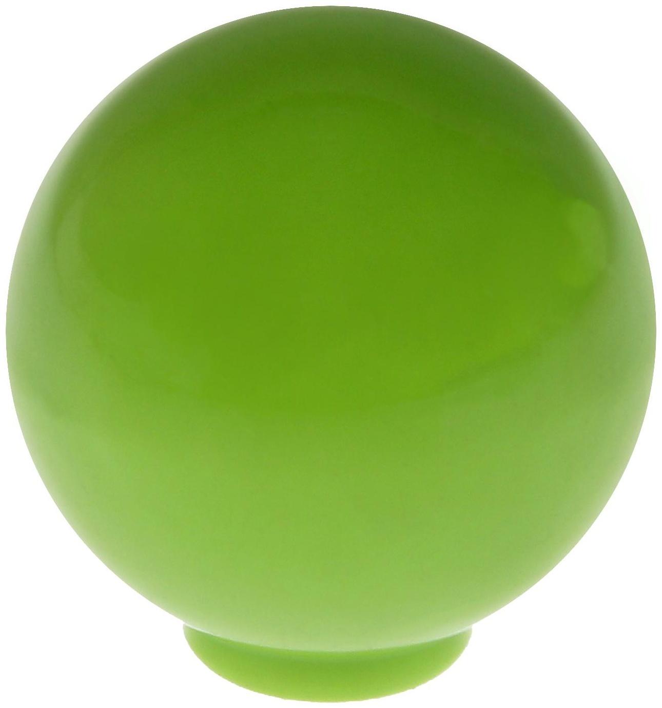 Ручка кнопка PLASTIC 008, пластиковая, фисташковая