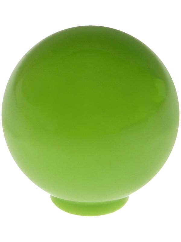 Ручка кнопка PLASTIC 008, пластиковая, фисташковая