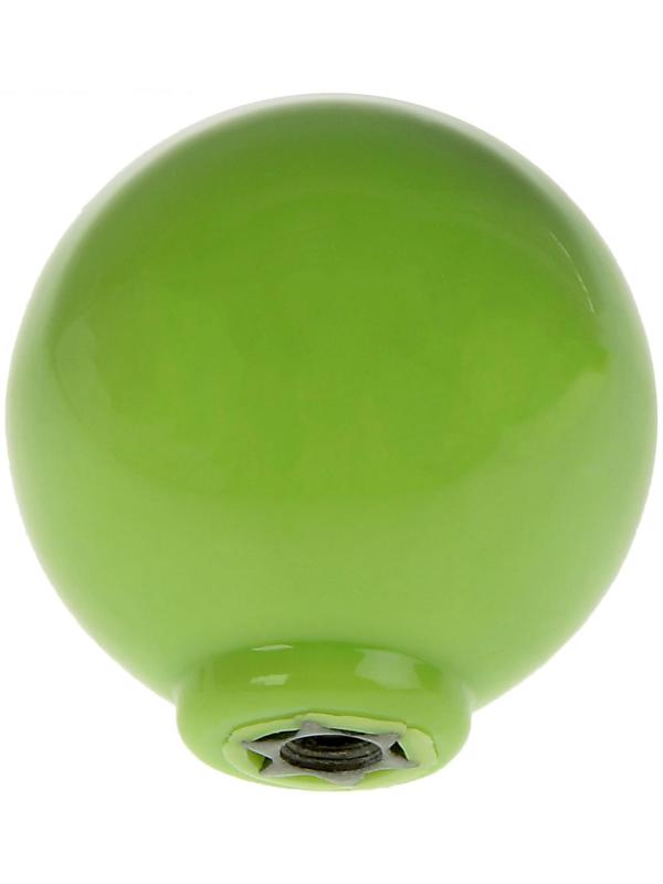 Ручка кнопка PLASTIC 008, пластиковая, фисташковая