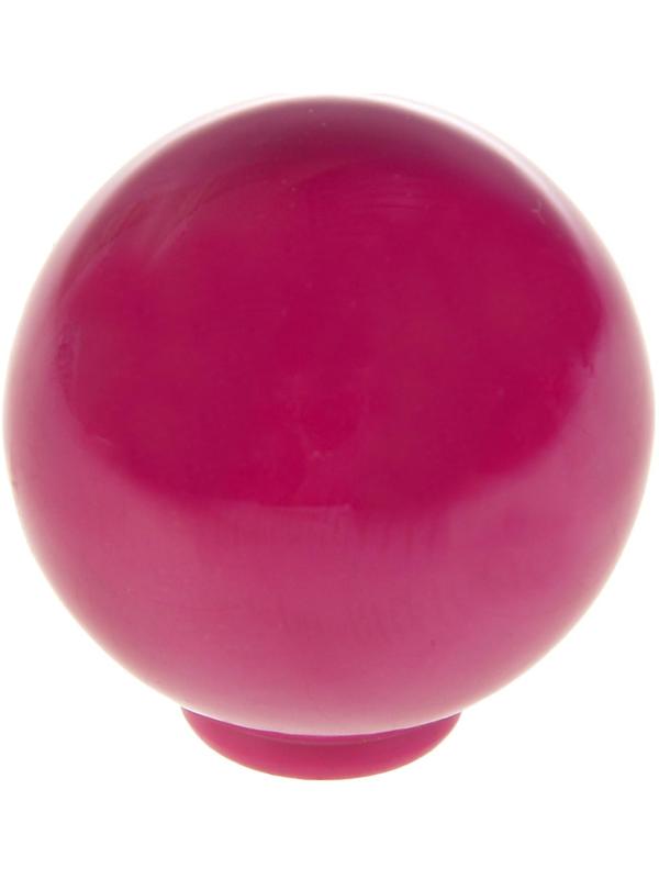 Ручка кнопка PLASTIC 008, пластиковая, сливовая