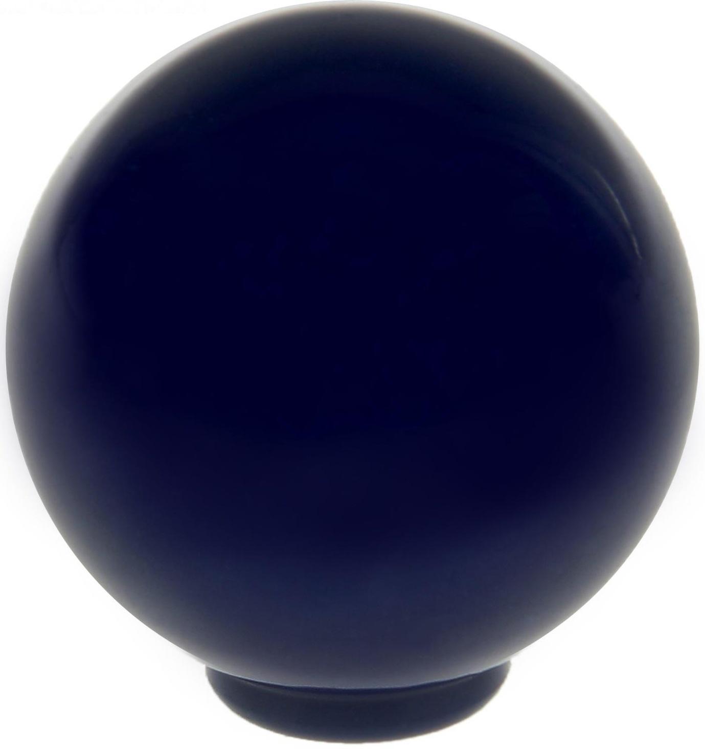 Ручка кнопка PLASTIC 008, пластиковая, синяя