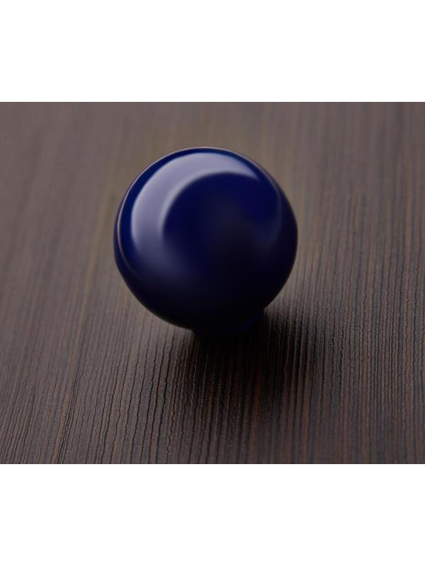 Ручка кнопка PLASTIC 008, пластиковая, синяя