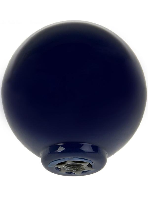 Ручка кнопка PLASTIC 008, пластиковая, синяя