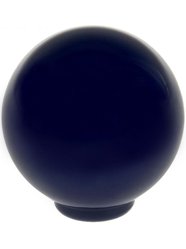 Ручка кнопка PLASTIC 008, пластиковая, синяя