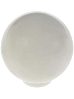 Ручка кнопка PLASTIC 008, пластиковая, белая