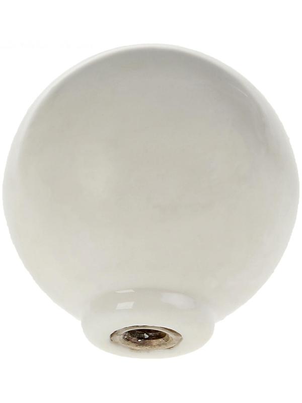 Ручка кнопка PLASTIC 008, пластиковая, белая