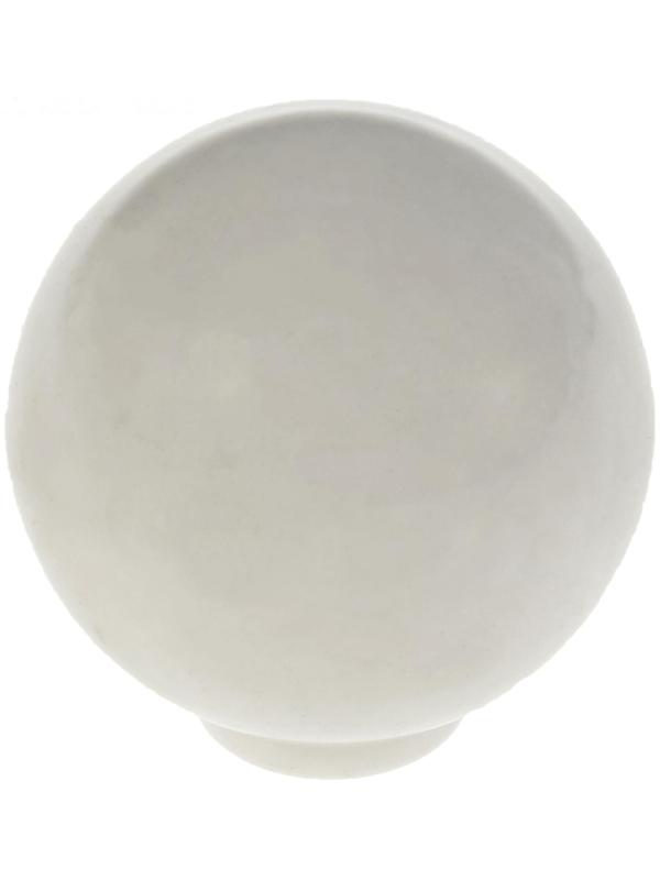 Ручка кнопка PLASTIC 008, пластиковая, белая